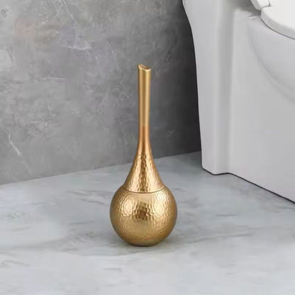 LustreClean Toilet Brush – Modern Metallic Elegance for Calm, Tidy Spaces